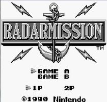 une photo d'Ã©cran de Radar Mission sur Nintendo Game Boy